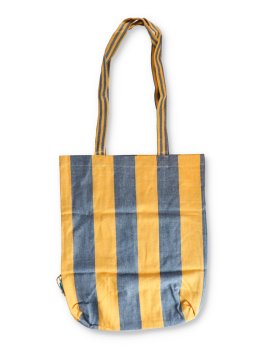 Shopper in Cotone a Righe - 2