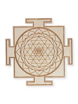 Shri Yantra - Base Griglia in Legno - 1