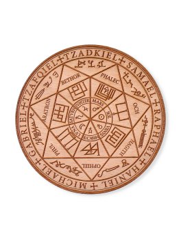 Sigillo 7 Arcangeli - Disco Inciso su Legno - 1