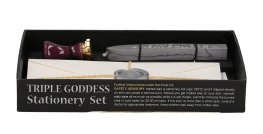 Sigillo di Cera, Timbro e Buste - Triple Goddes Stationery Set — Cancelleria - 3