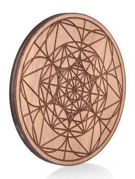 Sigillo di Venere/Amore Giordano Bruno - Disco Inciso su Legno - 1