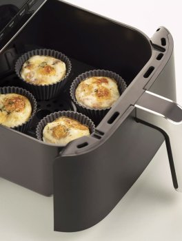Silfry Muffin - Set 6 Cups in Silicone per Friggere ad Aria - 9