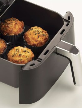 Silfry Muffin - Set 6 Cups in Silicone per Friggere ad Aria - 8