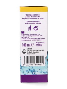 Silver Water - Argento Colloidale 20 ppm - Gocce e Spray - 6