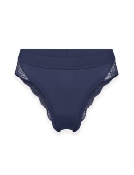 Slip Brasiliana in Pizzo - Blu - 1