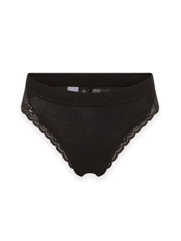 Slip Brasiliana in Pizzo - Nero - 1