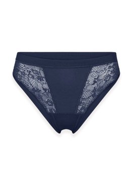 Slip Classico Pizzo Ecologico - Blu - 1