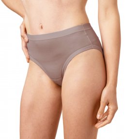 Slip Donna Midi in Fibra di Faggio - Tortora - 2