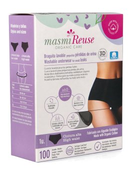 Slip Donna Vita Alta per Incontinenza Masmi Reuse - 1