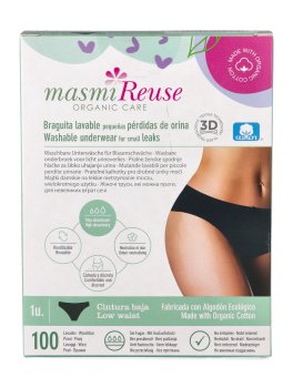 Slip Donna Vita Bassa per Incontinenza Masmi Reuse - 2