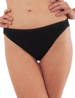 Slip Mestruale Classico Apribile - Nero - 2