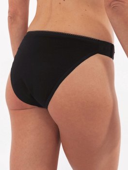 Slip Mestruale Classico Apribile - Nero - 5