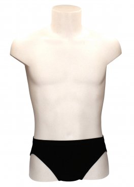 Slip Uomo in Fibra di Bambù e Ricino - Basic Nero - 1