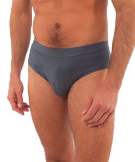 Slip Uomo in Tencel™ Modal Fibra di Faggio - Antracite - 3