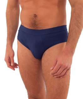 Slip Uomo in Tencel™ Modal Fibra di Faggio - Blu - 3