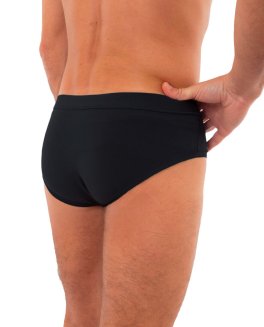 Slip Uomo in Tencel™ Modal Fibra di Faggio - Nero - 4