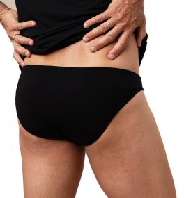 Slip Uomo in Fibra di Faggio - Nero - 2
