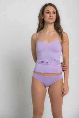 Slip Vita Bassa in Seta Vegetale e Ricino - Nero - 2