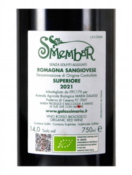 Smembar - Vino Rosso Sangiovese Bio - 3