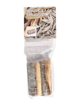 Smudge di Salvia Bianca con Bastoncini di Palo Santo - 2 pezzi - 2