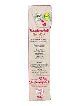 Snack al Manzo Bio per Cani - 4