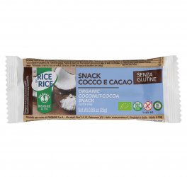 Snack di Riso Bio senza Glutine - Cocco e Cacao - 1