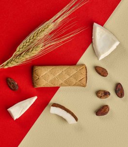 Snaction - Frolla Integrale Farcita con Cioccolato e Cocco Bio - 4