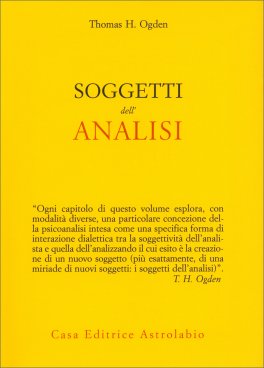 Soggetti dell'Analisi — Libro - 1