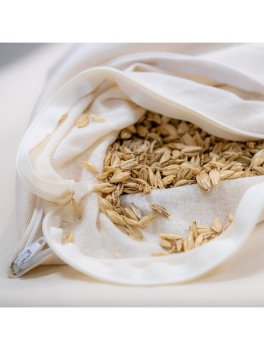 Sole - Cuscino in Cotone Bio e Pula di Farro Biologica - 4