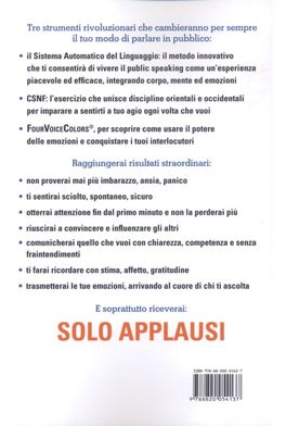 Solo Applausi: Il Metodo Fourvoicecolors® per Parlare in Pubblico - Libro + CD — Libro - 1