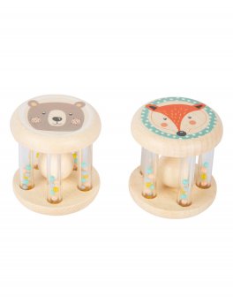 Sonagli in Legno per Neonati - Animali - 1