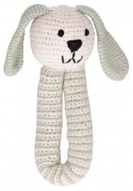 Sonaglio ad Anello Coniglietto Verde Chiaro