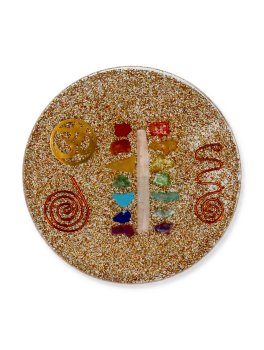 Sottobicchiere Piastra in Orgonite - 2