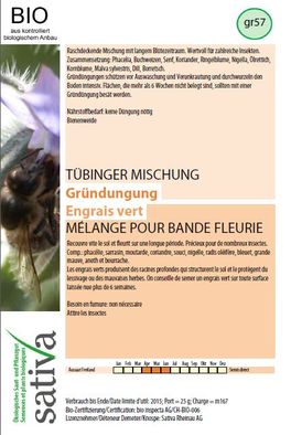 Semi di Sovescio Prato per Api - Miscela Tubingen - 2