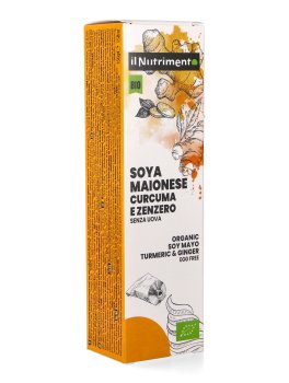 Soya Maionese Bio in Tubetto - Salsa di Soia con Curcuma e Zenzero - 4