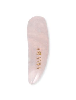 Spatola per Crema e Massaggio Viso in Quarzo Rosa - 1