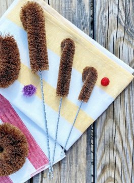 Spazzola Lavabottiglie in Fibra di Cocco - 4