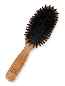 Spazzola Ovale Grande con Setole in Cinghiale e Nylon - 1