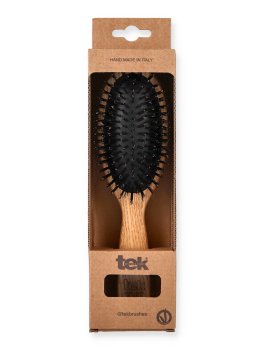 Spazzola Ovale Grande con Setole in Eco-Cinghiale e Nylon - 2
