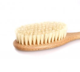 Spazzola per Bambini in Legno di Faggio e Setole Naturali Morbide - 2