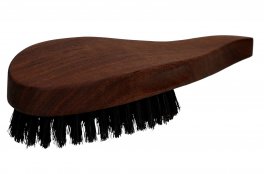 Spazzola per Capelli in Legno di Noce - Forma Goccia - 2