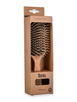 Spazzola Rettangolare Media in Legno con Denti Lunghi - 3