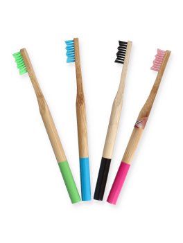 Spazzolini in Bamboo Setole Medie/Morbide (Set da 4) - 2