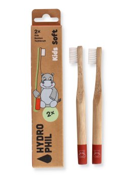 Spazzolini per Bambini in Bamboo "Ippopotamo" - 1