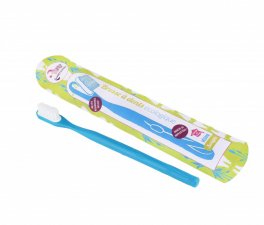 Spazzolino da Denti con Testina Cambiabile - Turchese - Setole Morbide