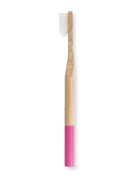 Spazzolino in Bamboo Setole Dure - Rosa - 4