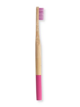 Spazzolino in Bamboo Setole Medie - Rosa - 2
