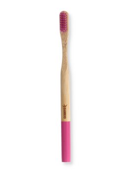 Spazzolino in Bamboo Setole Medie - Rosa - 3