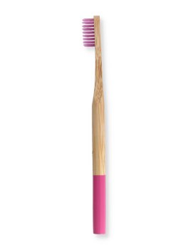 Spazzolino in Bamboo Setole Medie - Rosa - 4
