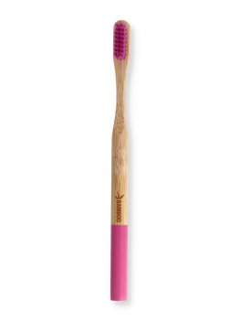 Spazzolino in Bamboo Setole Morbide - Rosa - 3